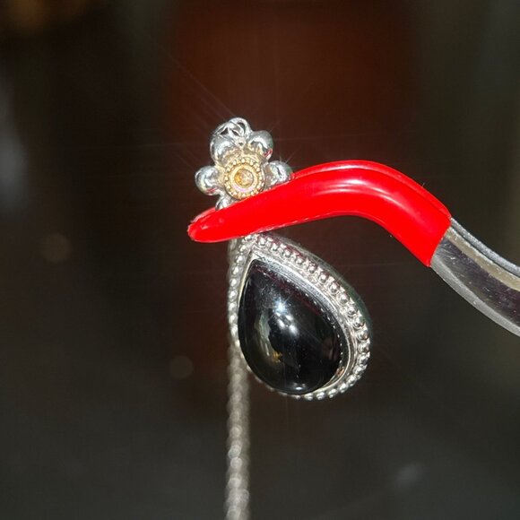 925/14k Alwan Vahan Onyx Necklace - Picture 4 of 8